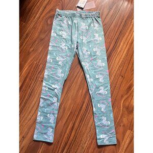 NWT Dot Dot Smile Leggings Rocking Unicorn Teal 7